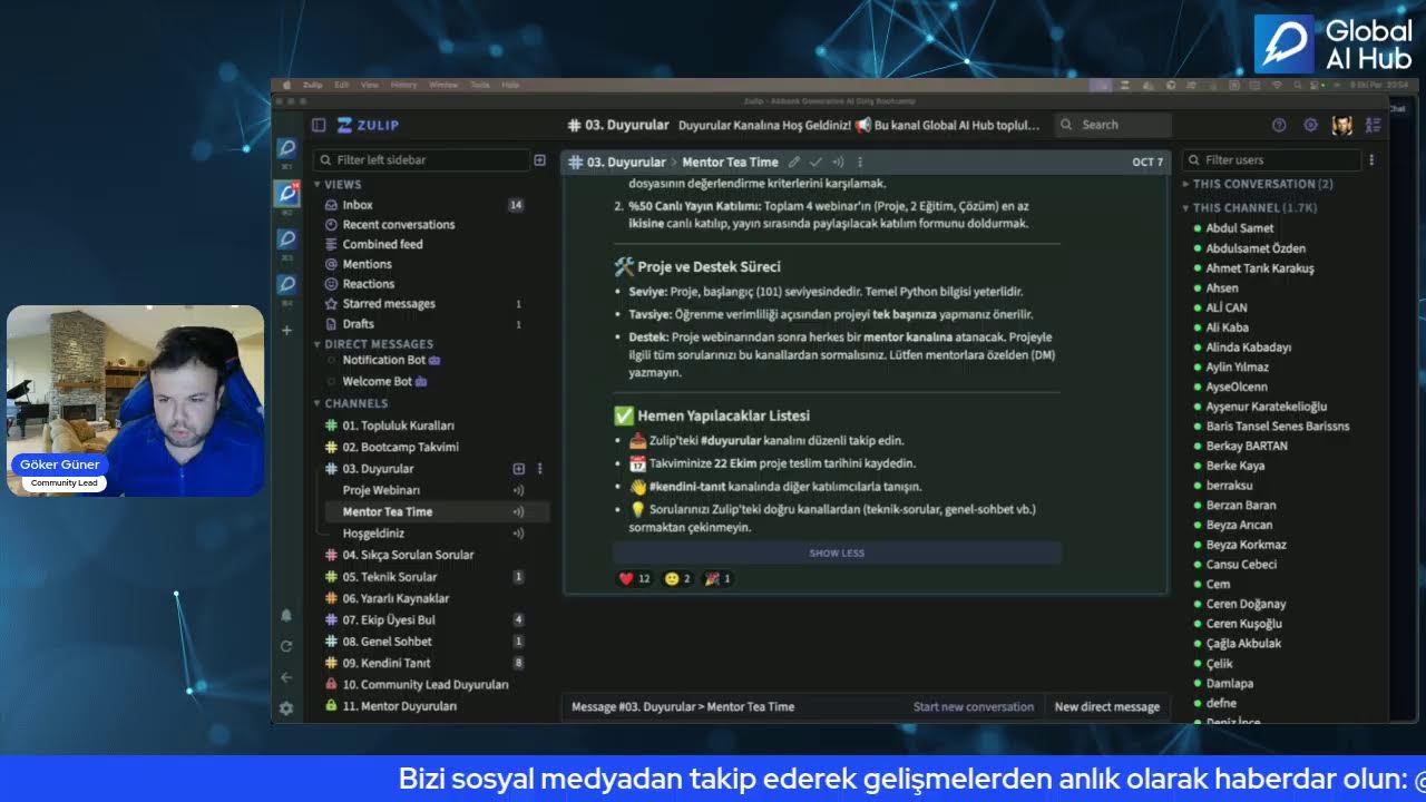 Akbank Generative AI Giriş Bootcamp: Yeni Nesil Proje Kampı | Proje Webinarı