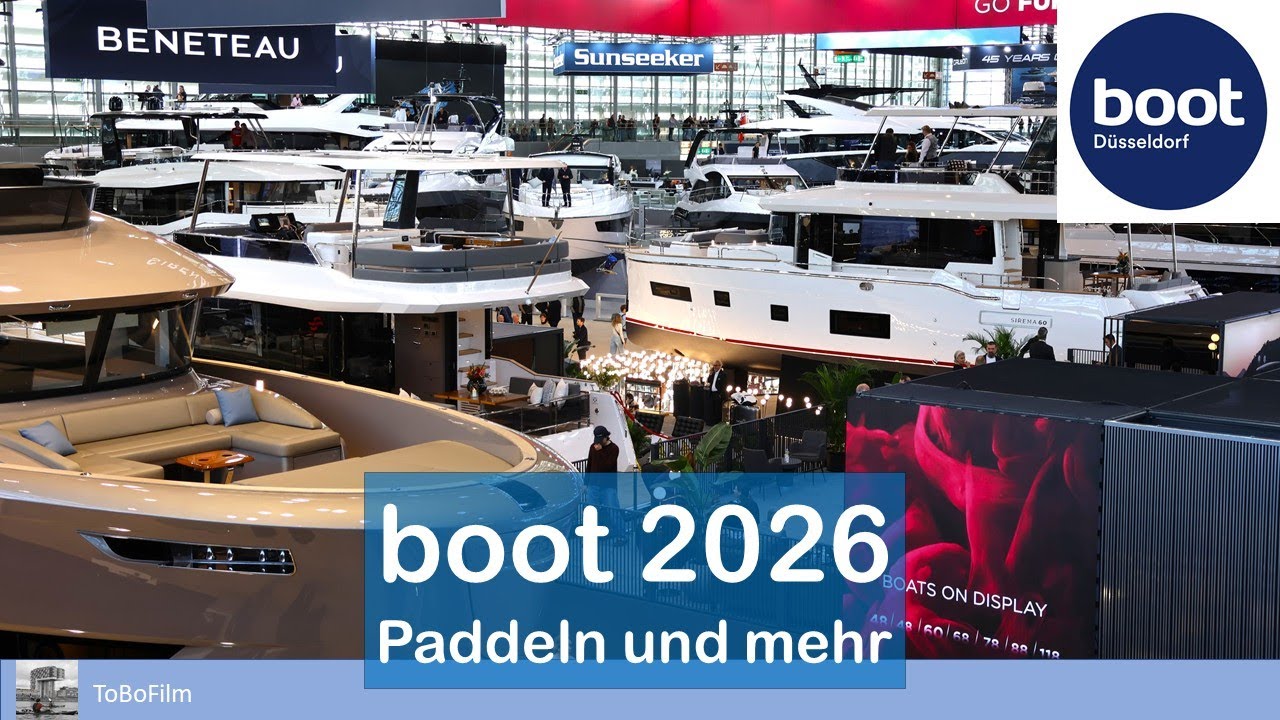 Rundgang über die boot 2026 - Paddling and more in Düsseldorf