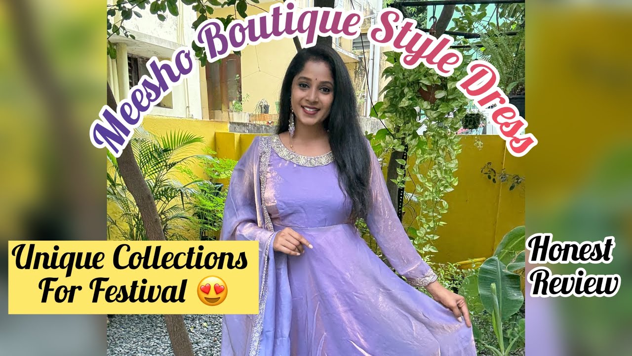 ✨Grand Ethnic Looks On Budget 💖 Meesho Boutique Style Dresses Try-On #meesho #video #yt