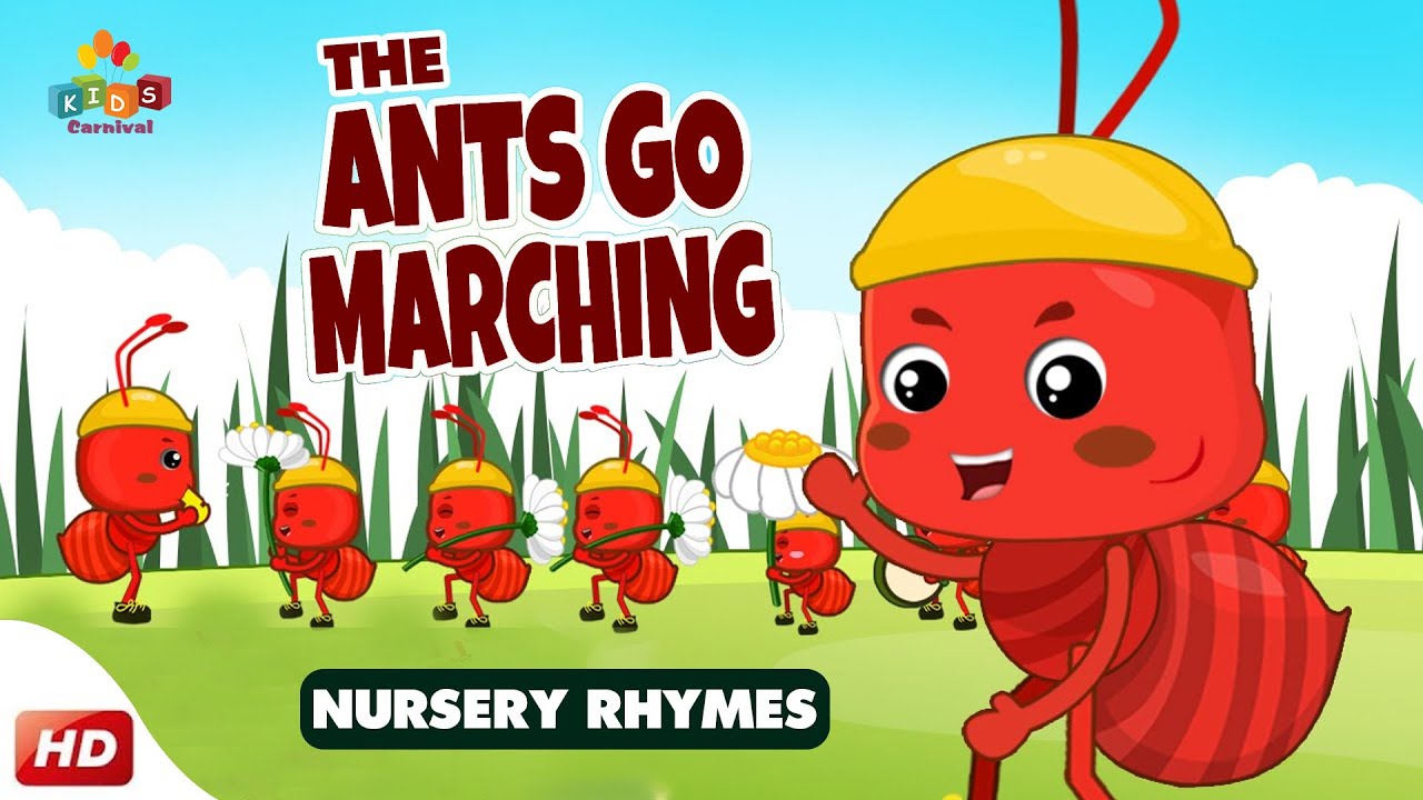 The Ants Go Marching One By One Hurray II Most Polpular Kids Rhyme II Kids Sing Along Song #kids