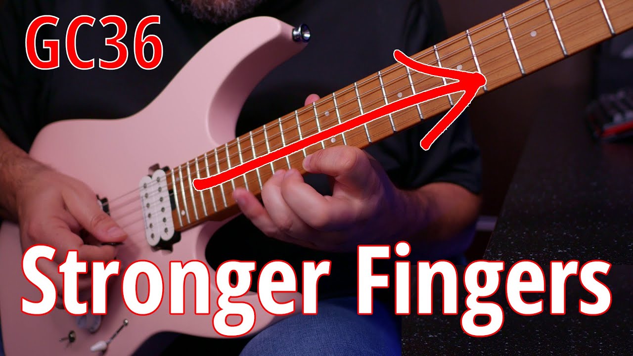 GC36 Stronger fingers-better legato | Horizontal single string Legato Guitar Exercises