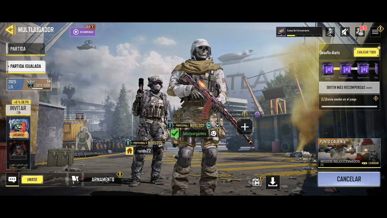 Que partidas tan frenéticas!!!!!! Cod Mobile punto caliente 