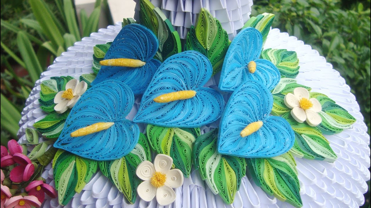 Quilling Calla Lily Tutorial | DIY Paper Calla Lily Home Decoration