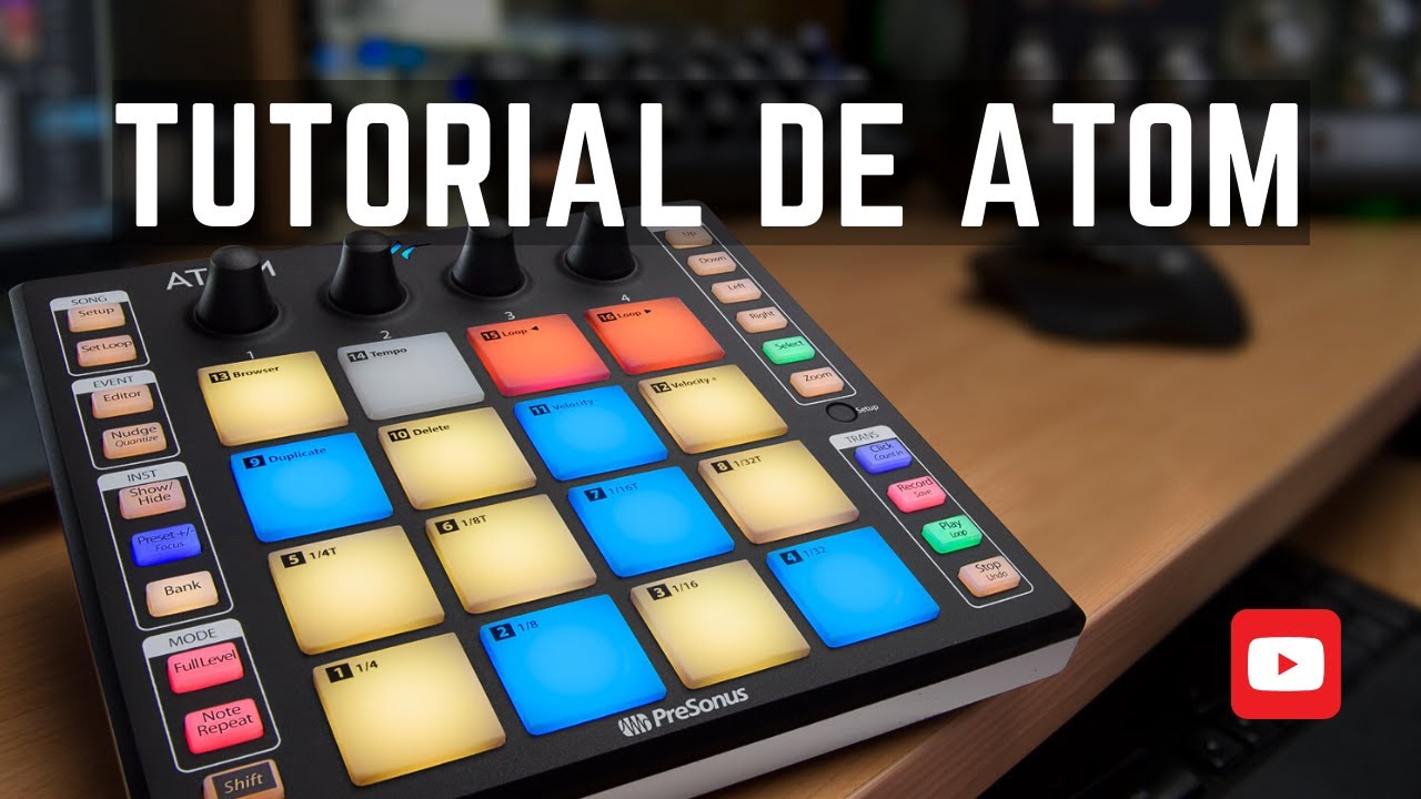 🔴  Presonus ATOM TUTORIAL EN ESPAÑOL, APRENDE a manejarlo a la perfección.