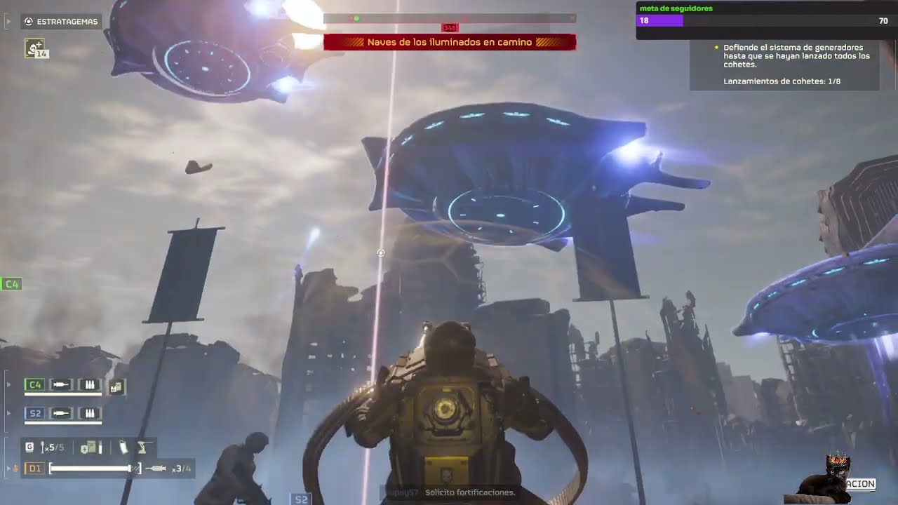 cazando calamares-helldrivers 2