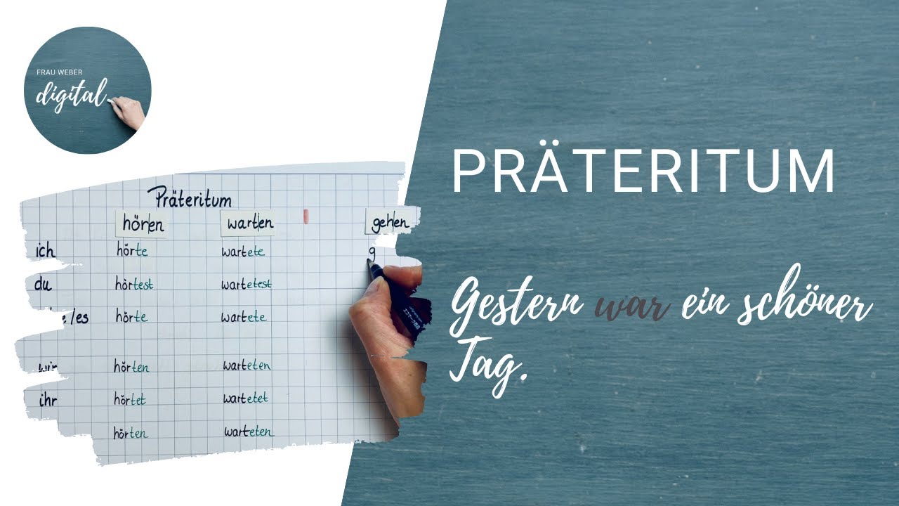 Präteritum - so bildest du die Zeitform richtig