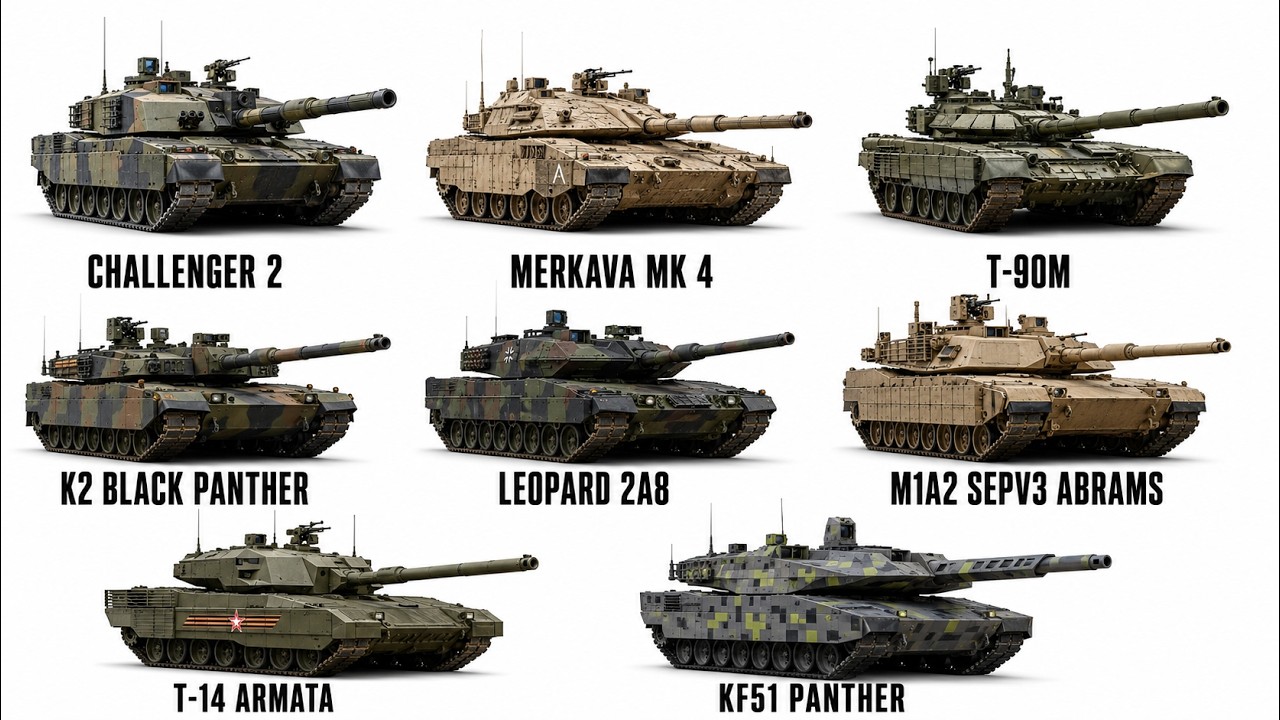 Los Tanques m&aacute;s PODEROSOS del Mundo explicados en 13 minutos