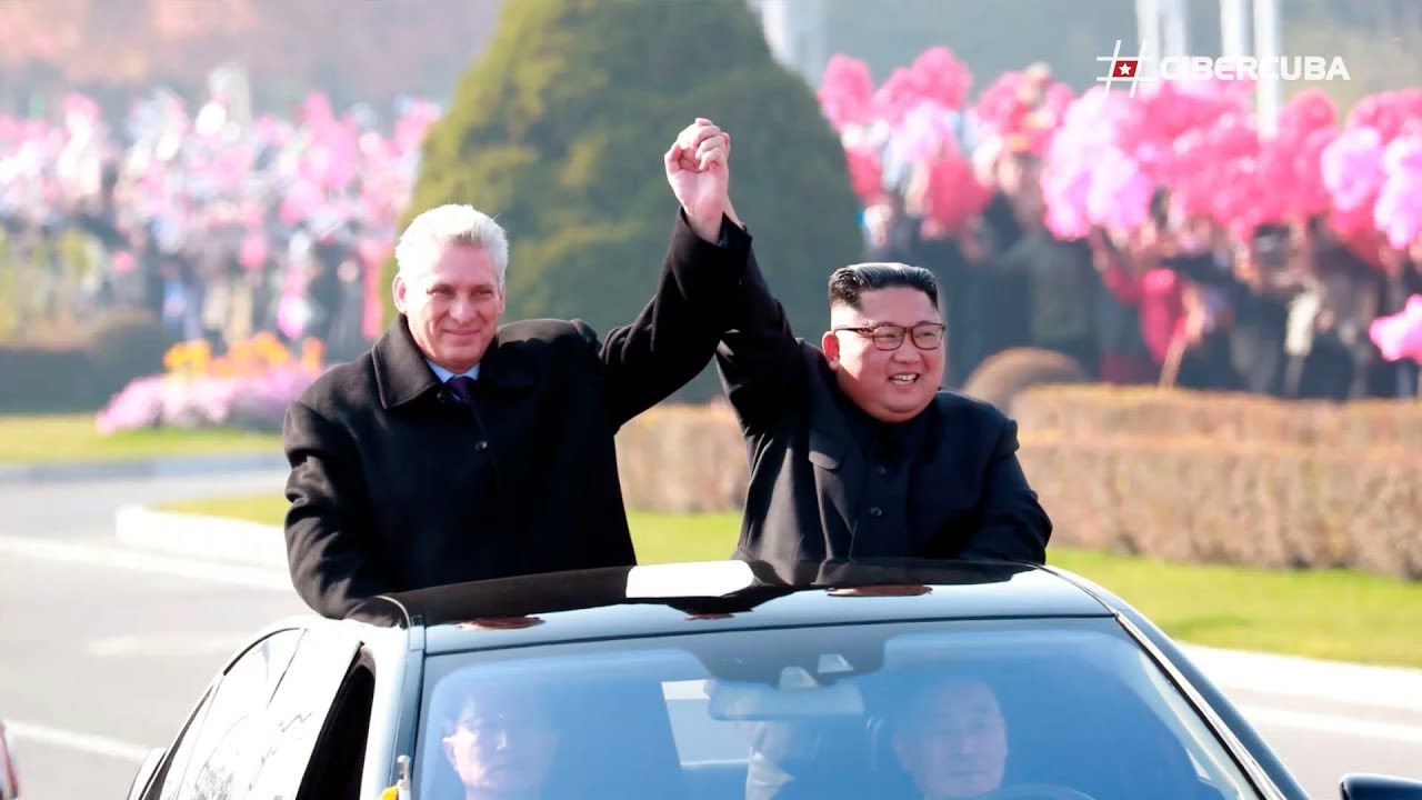 Miguel Díaz Canel de visita oficial en Corea del Norte