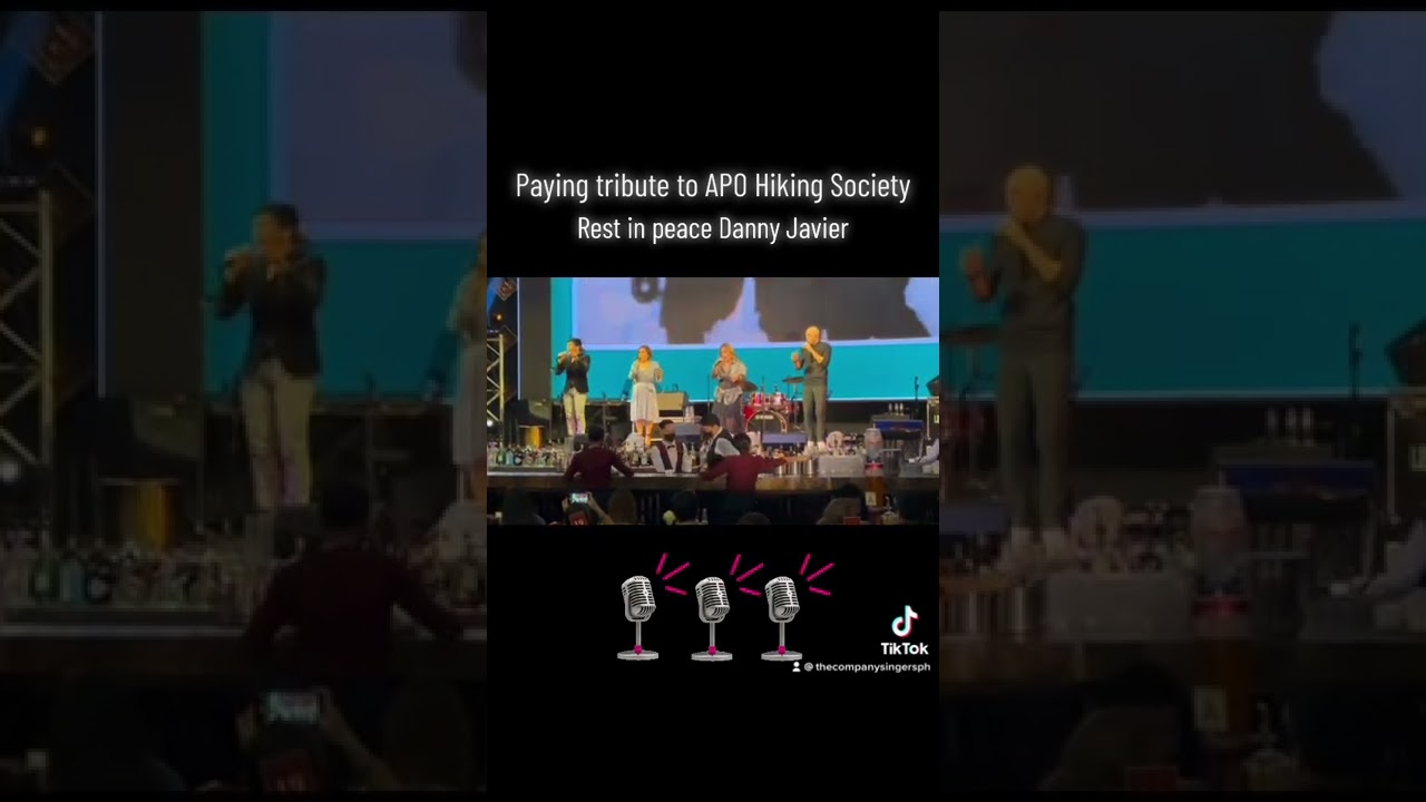 The CompanY pay tribute to APO Hiking Society. Rest in peace Danny Javier