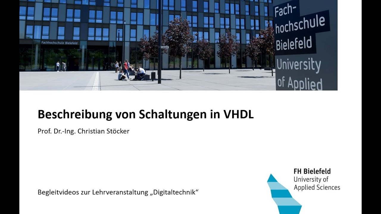 Beschreibung von Schaltungen in VHDL