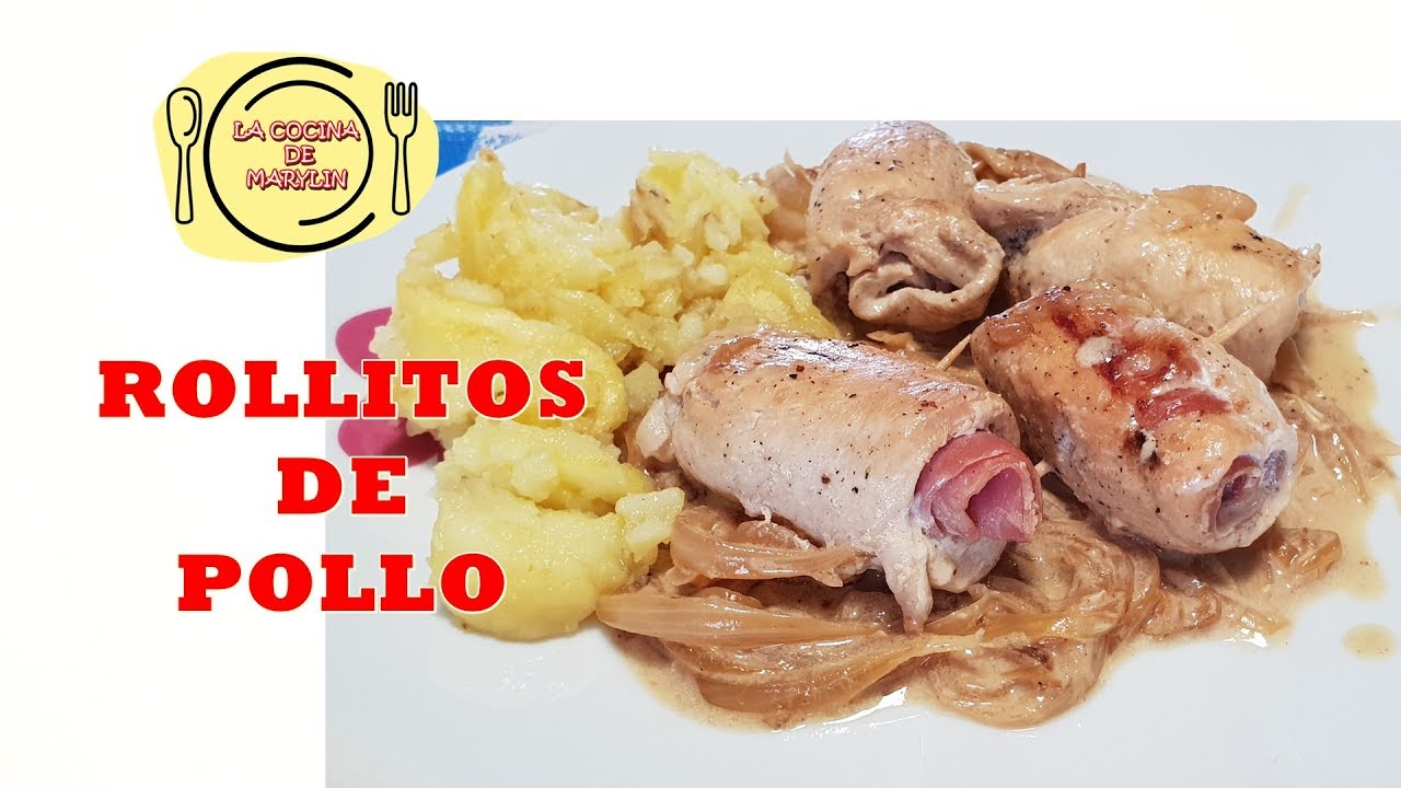 ROLLITOS DE POLLO EN SALSA