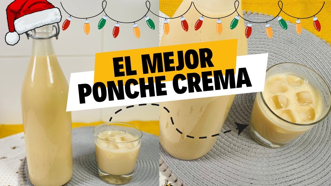 Cómo hacer Ponche Crema / Receta de Ponche Crema Perfecto / Licor Venezolano Navideño