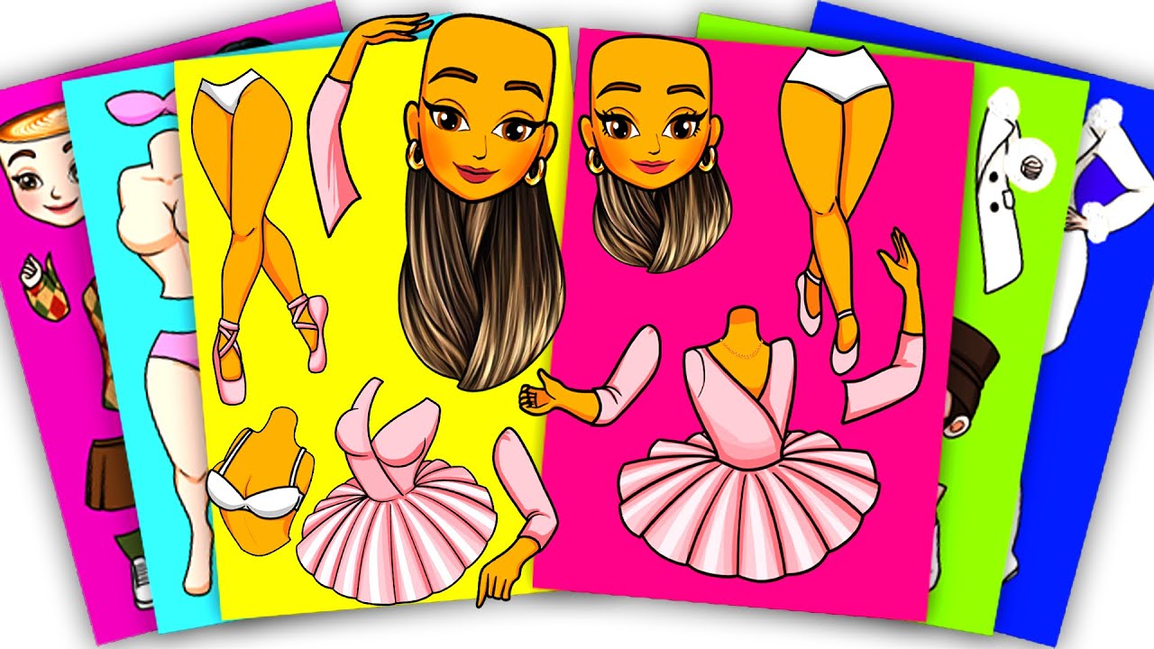 BRAINROT GIRLS Tung Tung Tung Sahur and HER BABY | Sticker Book DIY