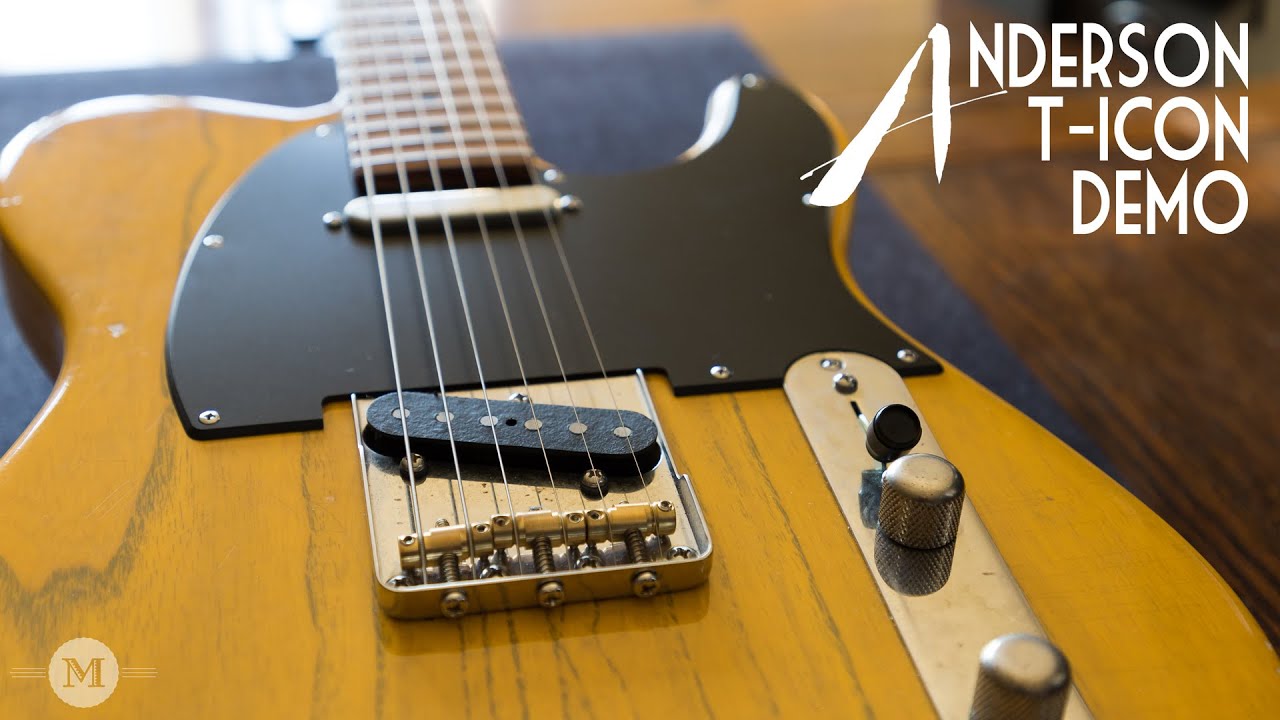 Tom Anderson Electric Guitars   T Icon   Translucent Butterscotch In Distress Level 2 Demo