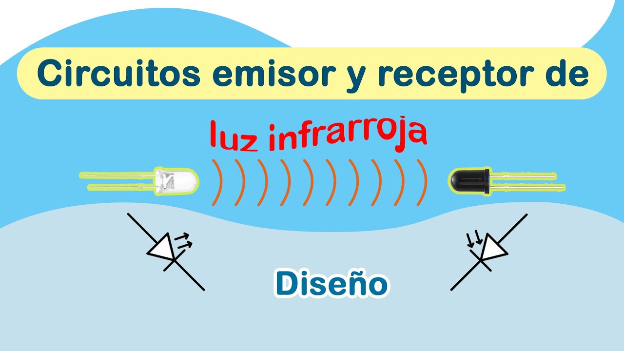 Circuito emisor y receptor infrarrojo - LED IR y fotodiodo