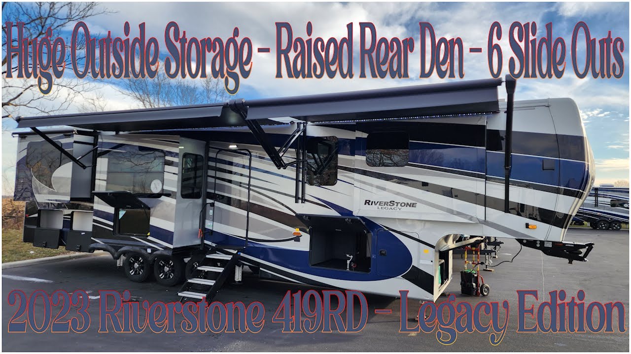 Роскошный пятиколесный автодом Riverstone 419RD 2023 года от Forestriver Inc. в туре Couchs RV Na...