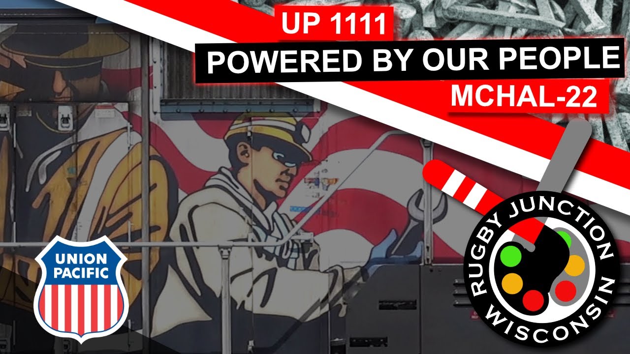 Union Pacific 1111 "Powered By Our People" at Butler WI