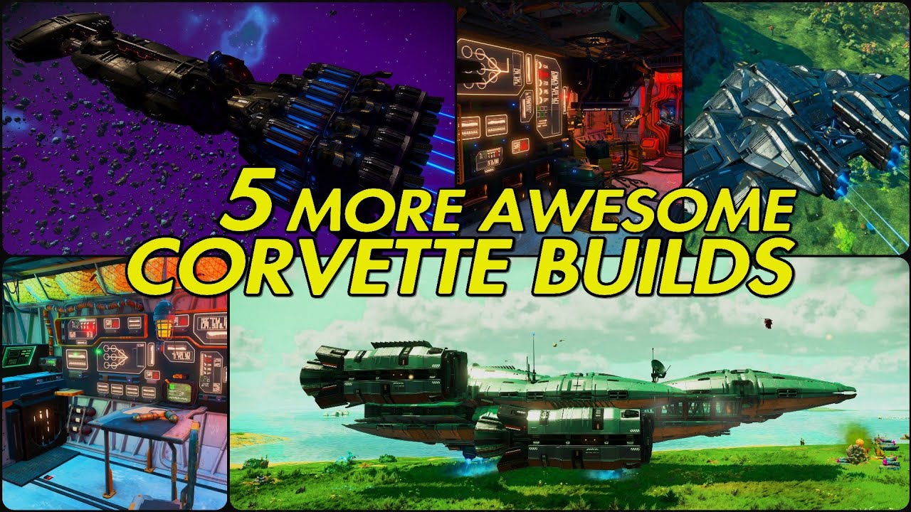 No Man's Sky - Five More Awesome Corvette Builds With Interiors!