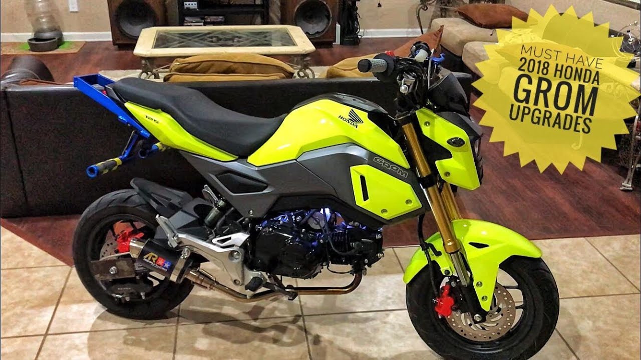 2018 Honda Grom Upgrades you MUST HAVE!!