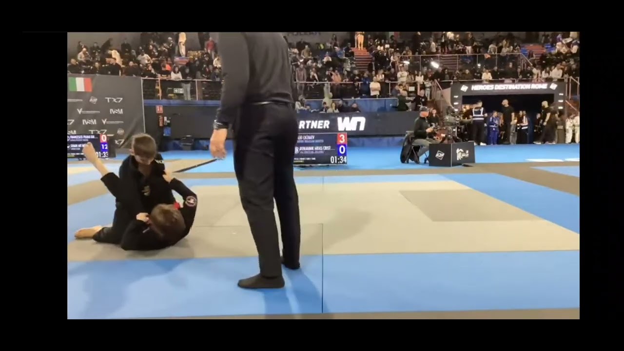 🥋 Abu Dhabi Grand Slam Rome 2026 | Cuartos Gi 🏆 Benjamín 🇺🇾 vs Khalid 🇬🇧 (4–3)