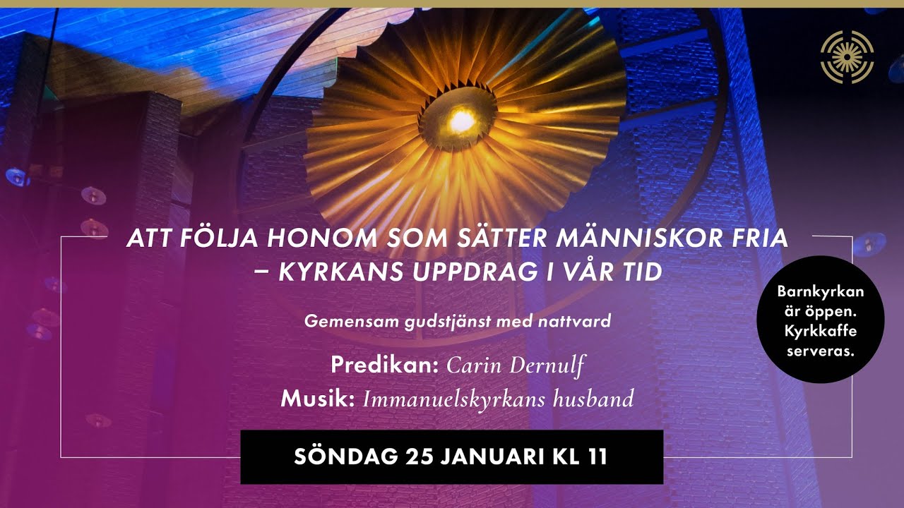 25 jan - Joint Service / Gemensam gudstjänst