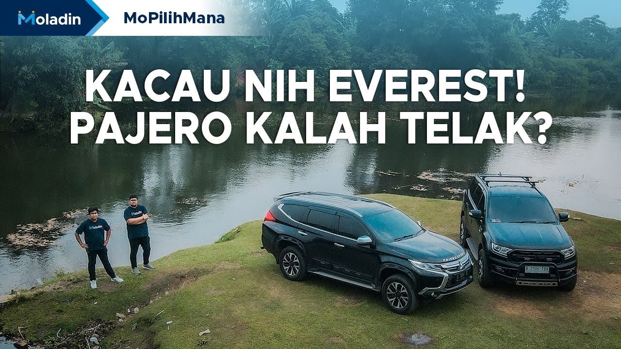 Mitsubishi Pajero Sport vs Ford Everest | Komparasi Mobil | Everest Lebih Murah! Tapi | Moladin