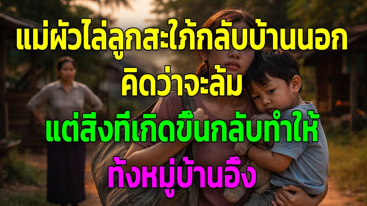 แม่ผัวไล่ลูกสะใภ้กลับบ้านนอก คิดว่าจะล้ม แต่สิ่งที่เกิดขึ้นกลับทำให้ทั้งหมู่บ้านอึ้ง