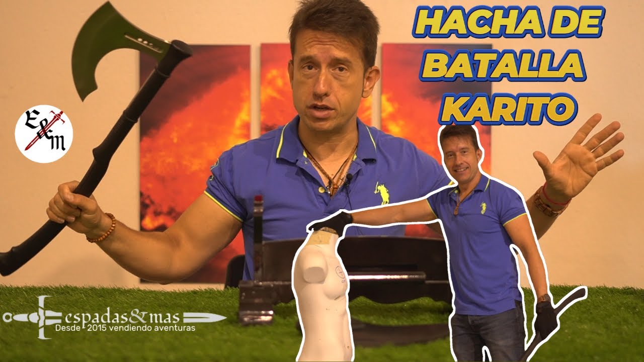🔥Te enseño y pruebo el Hacha de Batalla Karito - Honshu - United Cutlery🔥