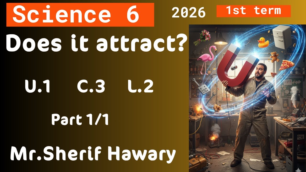 Science | Prep.1| Unit 1 Concept 3 Lesson 2| Does it attract?  | Part 2/2 |1st Term