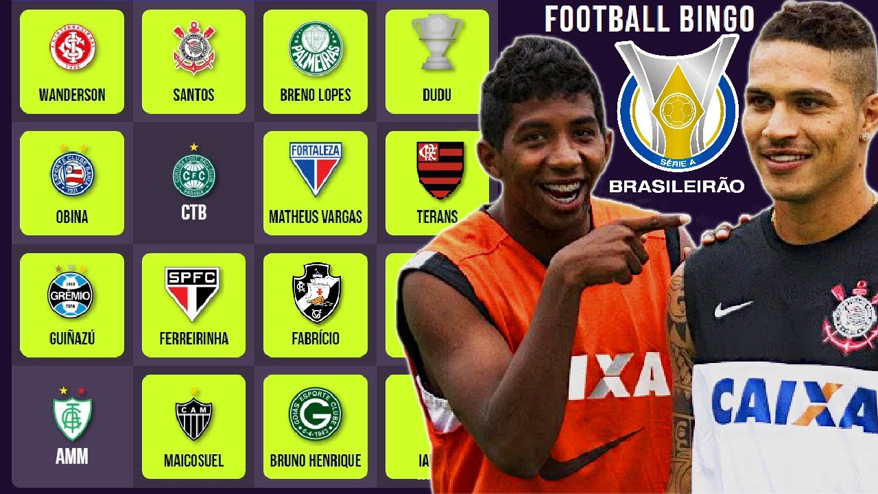 BINGO FUTEBOL do BRASILEIR&Atilde;O! VOC&Ecirc; IRIA BEM? #bingofutebol #brasileirao