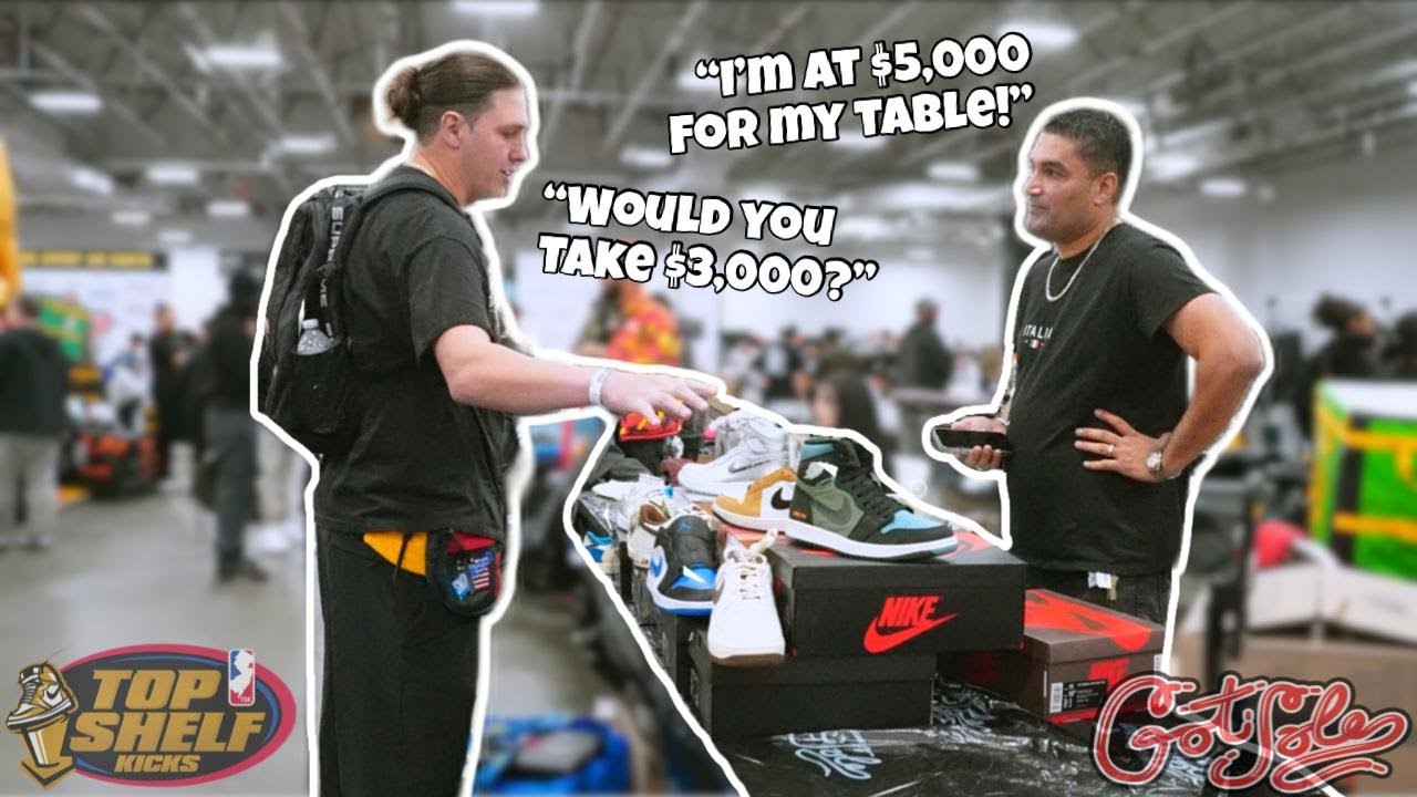 $3K OFFER FOR HIS $5K SNEAKER TABLE AT NEW YORK GOT SOLE! WAS IT WORTH IT!? 