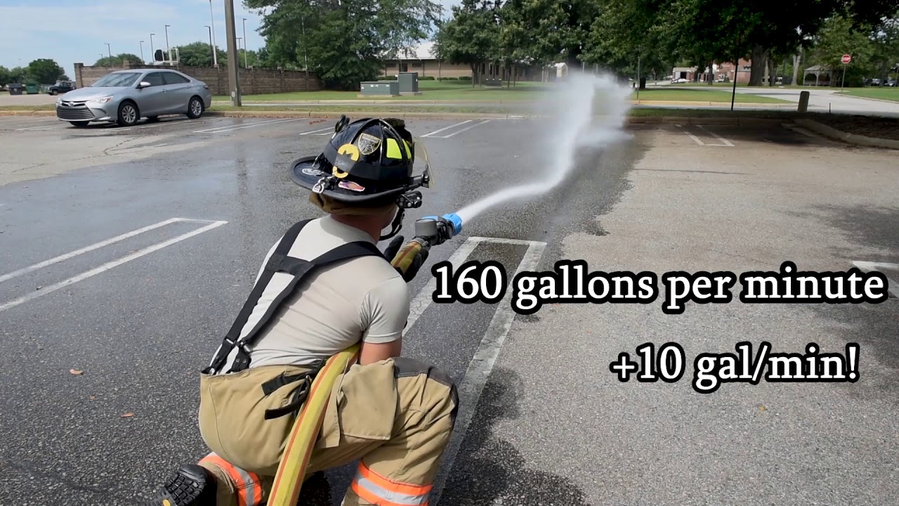 Shaw AFB Fire Department Uses New Nozzles