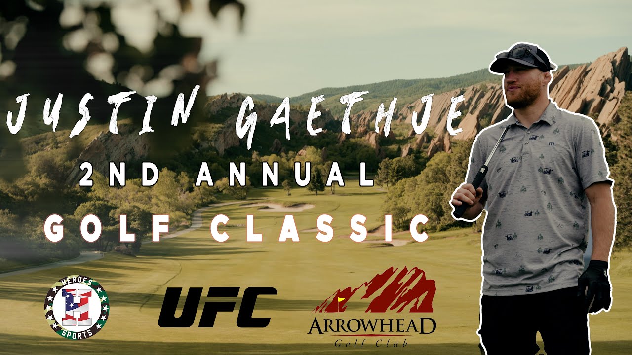 2-й ежегодный благотворительный турнир по гольфу Justin Gaethje x Heroes Sports