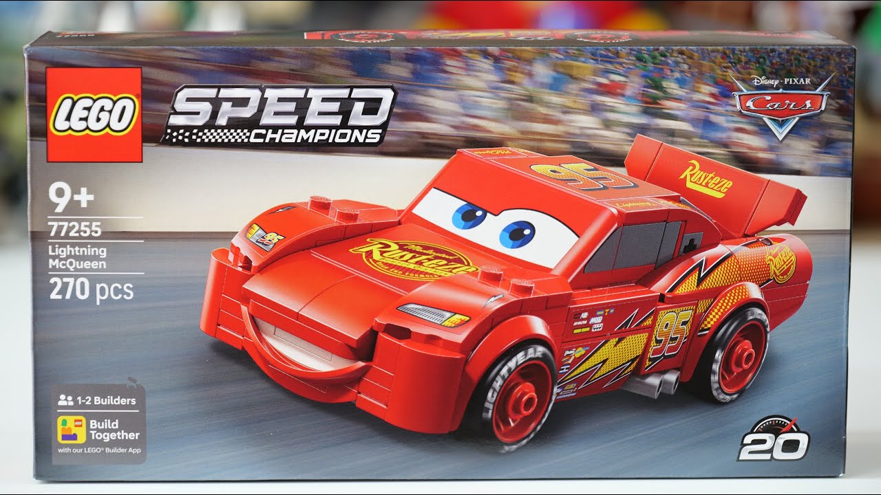 LEGO Speed Champions 77255 Lightning McQueen - LEGO Speed Build Review