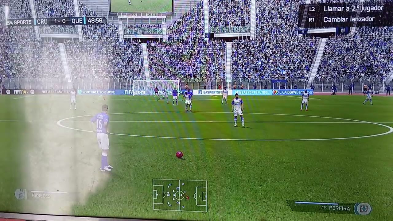 Cruz Azul 1×0 Queretaro J.5 Apertura 2098 FIFA 14 PS4