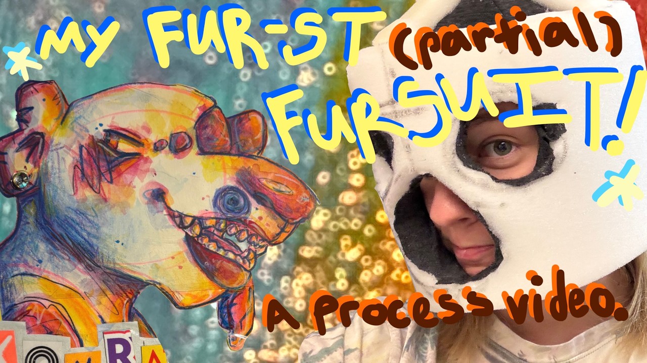 Making My FIRST (Partial) FURSUIT!! | [CC].