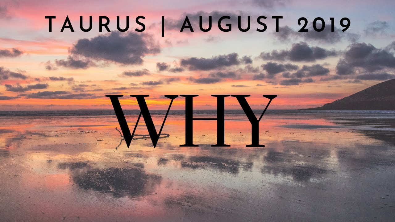 TAURUS: WHY 8/5 - 9/4