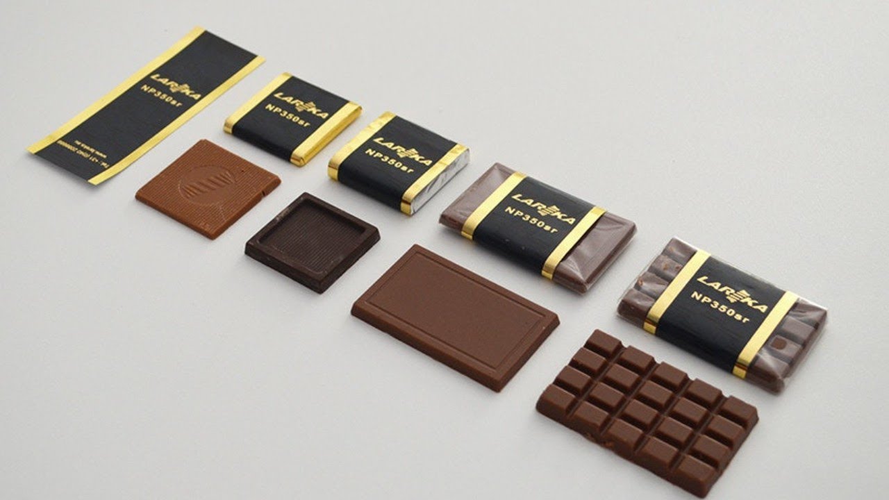 Small Chocolate Wrapping Machine | Lareka NP60 | Packing Mini Chocolate Bars and Tablets