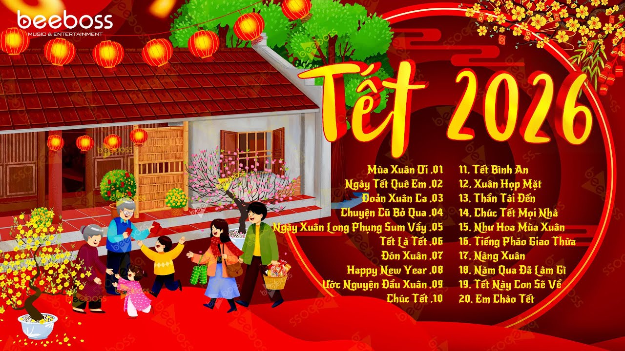 Nhạc Tết 2026 EDM Mới Nhất - Nhạc Xuân 2026 Remix Hay Nhất Nghe Là Thấy Tết, Đón Tết Nguyên Đán 2026