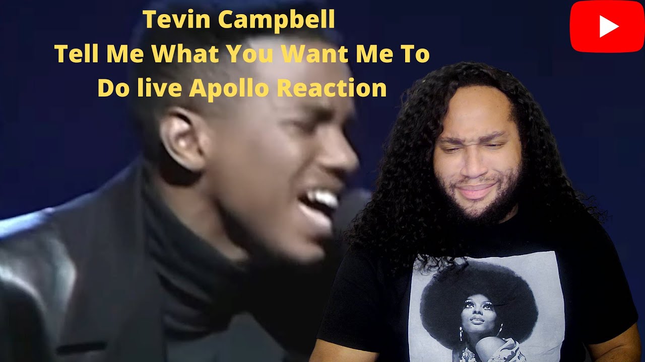 Tevin Campbell Tell Me What You Want Me To Do Live Reaction