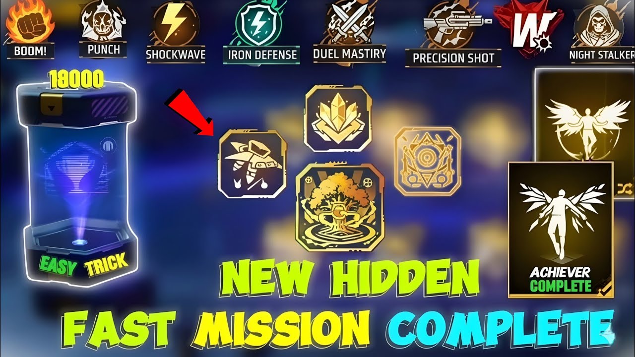 🔥 Free Fire New Achievement Mission | All Rewards & Full Details | ninja achievement mission 2025