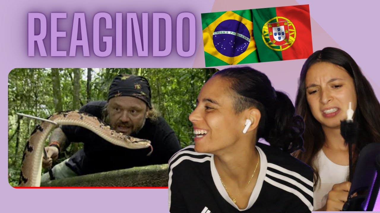 PORTUGUESAS REAGINDO À SERPENTE MAIS TEMIDA DA AMAZÔNIA com richard rasmussen