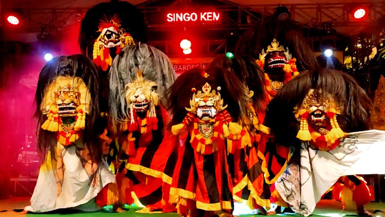Terbaru // Tari Barong Kreasi Ft Arak Arakan Pocong SKB Singo Kembang Budoyo Patalan Nglungger 2023