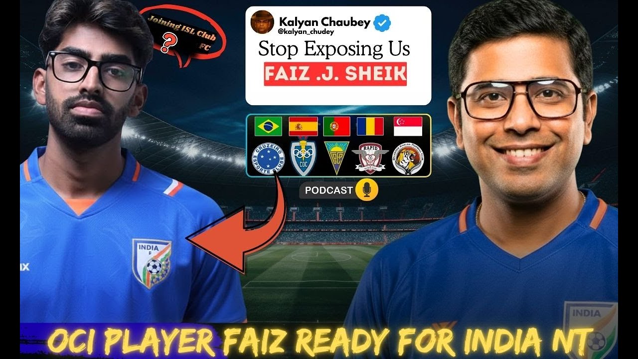 🔴OCI Indian Origin Player Faiz Sheik ready for Indian Football with Ryan Williams, Shaan Hundal ?