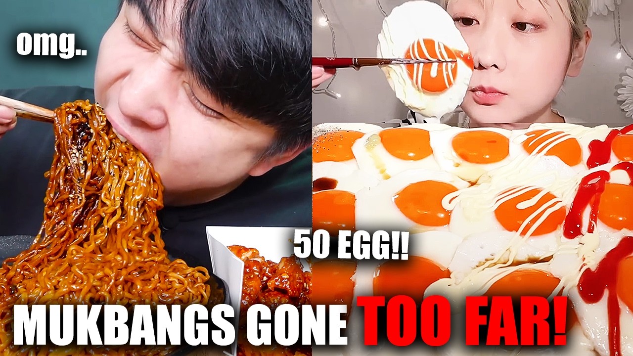 mukbangs that WENT TOO FAR !