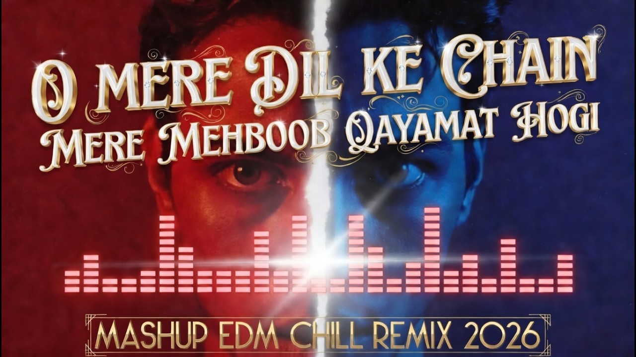 O Mere Dil Ke Chain × Mere Mehboob Qayamat Hogi | Mashup Chill EDM Remix 2026 | Cover
