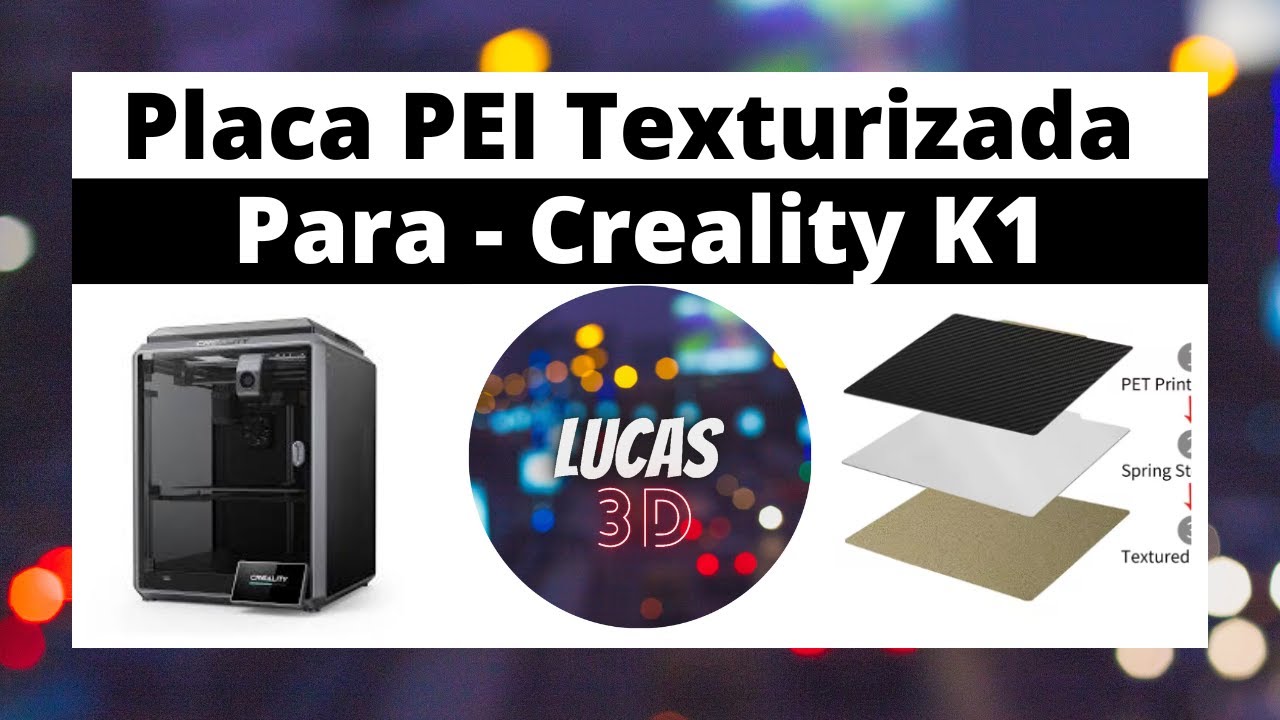 💥Creality K1 - Placa de PEI Texturizada 🔥 #creality3d #crealityprint #crealityk1