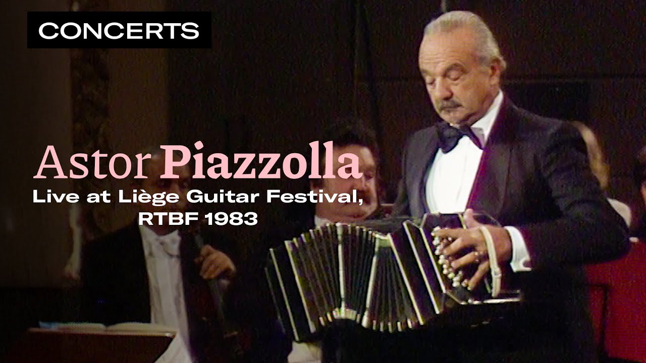 Astor Piazzolla - Live at Li&egrave;ge Guitar Festival (1983) | Qwest TV