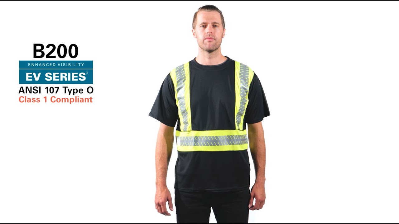 KISHIGO B200 Enhanced Visibility Contrast T Shirt 2021