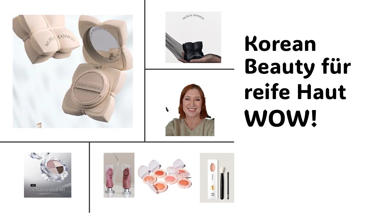 Ich teste eine neue Korean Beauty Brand MUZIGAE MANSION für reife Haut ü50 - Dr. Bärbel Schäfer